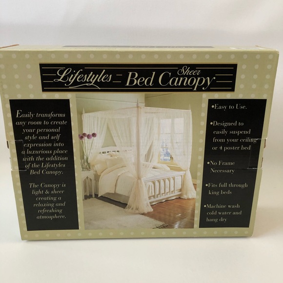 Bedding New Sheer Bed Canopy Poshmark